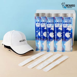 테디브라더 캡가드 모자땀흡수패드 오염방지 고급 화이트(10매)