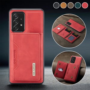 갤럭시A72 4G LTE 마그네틱 멀티 부착형 카드지갑 가죽 핸드폰 케이스