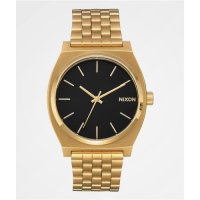 메탈밴드시계 Nixon Timeteller All Gold & Black Analog Watch