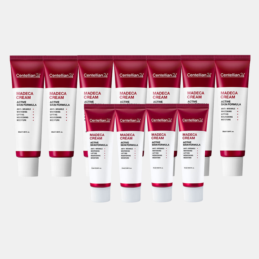 마데카크림 액티브 스킨 포뮬러 주름개선 보습 크림 50ml 7개+15ml 4개