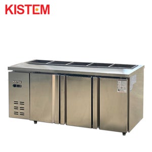 올스텐 디지털 뒷줄반찬테이블냉장고1800 KIS-PDB18R-2 프로모델 업소용냉장고 냉장 3도어 앞작업대 주방 식당 카페 영업용 KISTEM 키스템