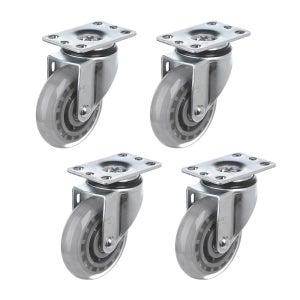 바퀴 공룡카트/달리 시즌1 카트소/중 10cm 인라인바퀴 고정2개+회전2개