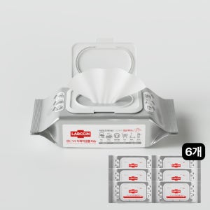 [본사배송] 랩신 다목적알코올 티슈 50매X6개