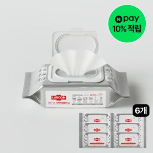 [본사배송] 랩신 다목적알코올 티슈 50매X6개