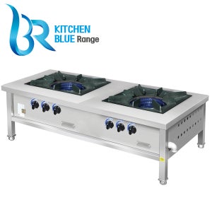 키친블루 1200 자동점화 업소용 가스렌지 간택기 2구 낮은렌지 시그마 클린 LPG 영업용 식당