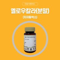 한솔식품원료 천연색소 옐로우칼라 치자황색소 분말 타입 1kg