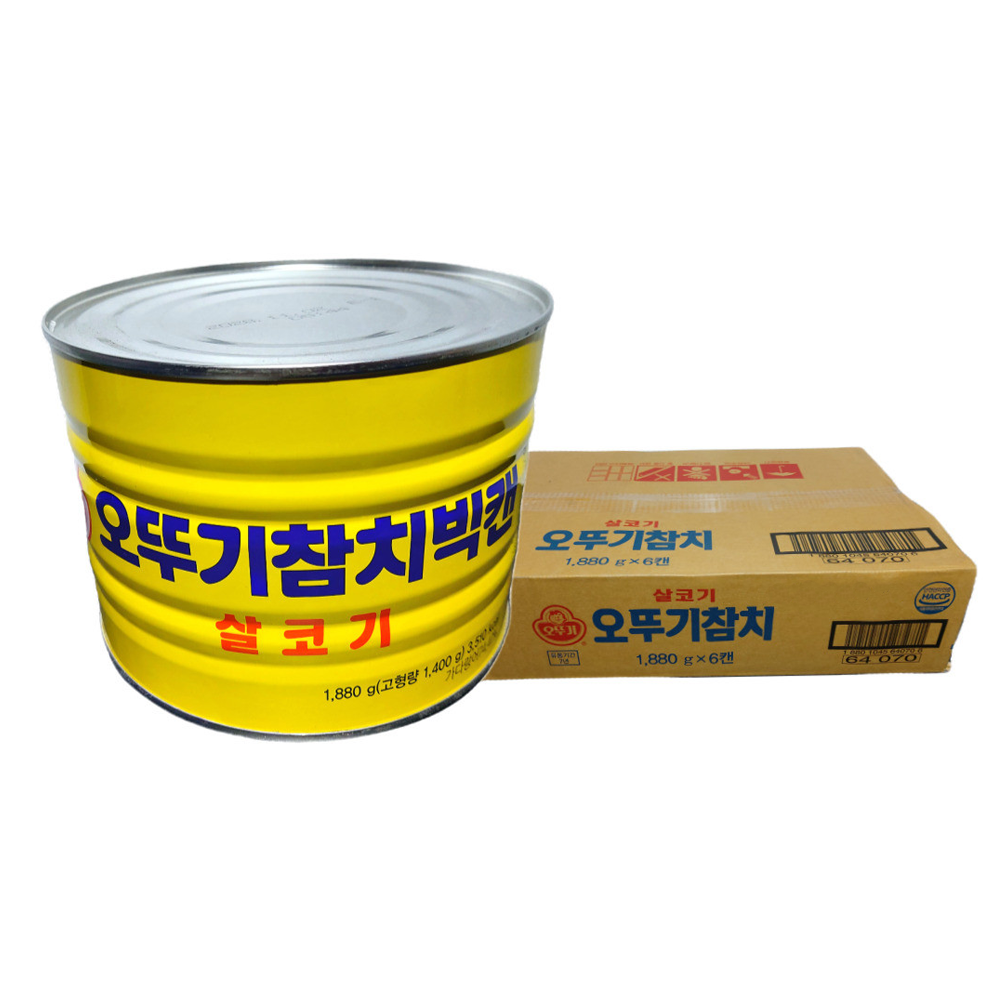 식자재왕 살코기 참치 덕용 참치 캔 1.8kg / 대용량 참치 캔 / 참치 통조림