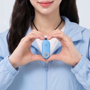 모스아웃 C1000 블루 초음파 모기 퇴치기 개인 휴대형 목걸이 등산 산책 러닝 벌레 기피