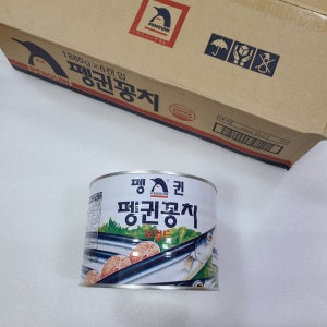 펭귄 꽁치 1800gx6개 꽁치통조림