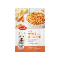 쿼카스마켓 바우와우 치즈볼 당근 100g 반려견 간식