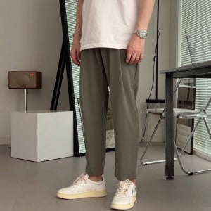 루머 스킨 밴딩 팬츠