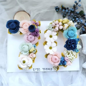 [숫자1개] 서울 마포 앙금플라워 숫자 떡케이크 환갑 칠순 주문제작케이크