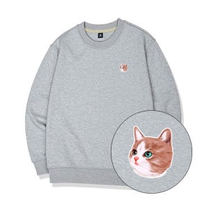 플라바 시그니처 맨투맨 M-4XL 빅사이즈 세미 오버핏