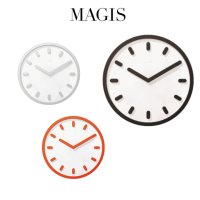 MAGIS 마지스 템포 벽시계 오렌지 블랙 그레이