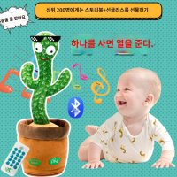 춤추는 흔들리는 선인장 노티드 지오몽 경단인형