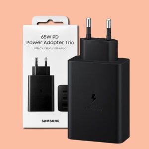 삼성 정품 65W C타입 3포트 초고속 충전기 EP-T6530 갤럭시 S25 S24 플러스 울트라