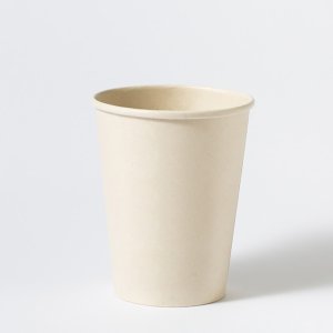 380ml 무지 대나무 종이컵 100개 카페 일회용 테이크아웃 커피