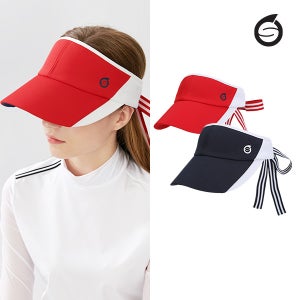 선덜랜드 SS시즌 배색 리본 골프 썬캡 - 16222CP27