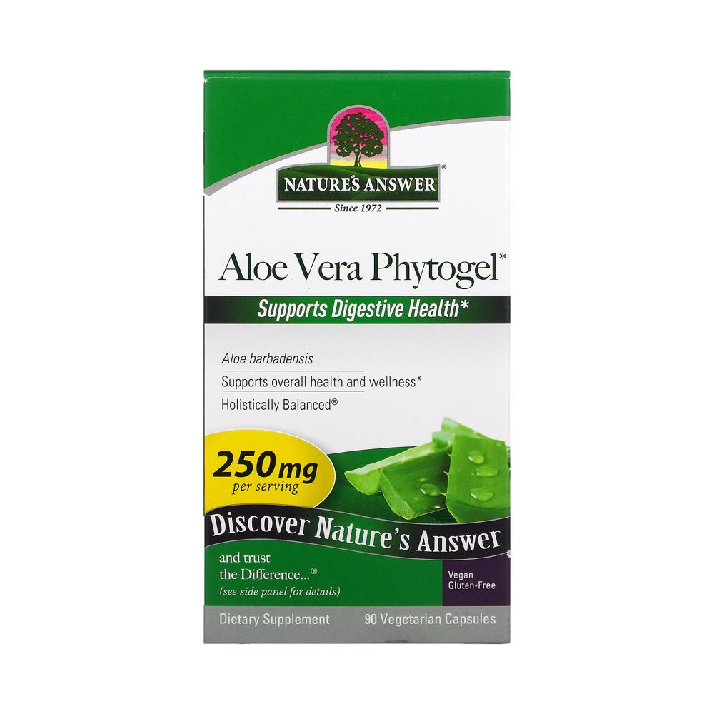 네이처스엔서 <b>알로에 베라</b> 피토<b>젤 250mg</b> 베지 캡슐 90정