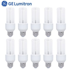 GE 삼파장 컴팩트 EL 전구 20W E26 램프 x 10개입