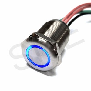 SM-P19ZM-LX-B 19파이 선타입 버튼 방수 메탈 터치 락 스위치