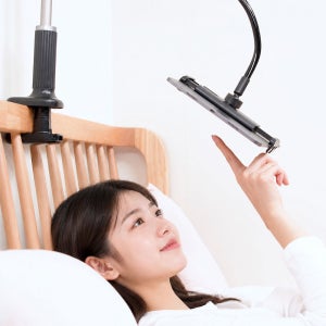 르메이어 침대 핸드폰거치대 태블릿거치대 아이패드 갤럭시탭 자바라 책상고정형
