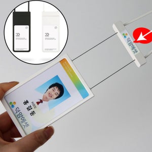 고급 NT스탠다드 릴케이스 사원증 신분증 출입증 공무원증 릴홀더 목걸이 줄 ID카드 로고