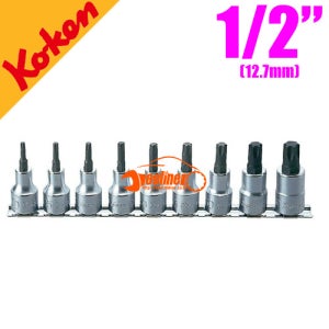 KOKEN(코켄) 1/2인치 별비트소켓세트 RS4025/9-L60 별렌치 복스알