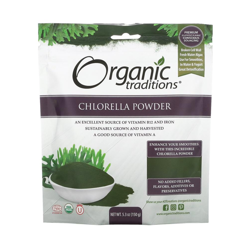 Organic Traditions 클로렐라 파우더 150g