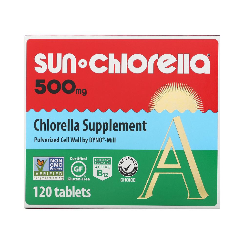 Sun Chlorella 클로렐라 500mg 120정