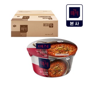 더미식 장인라면 얼큰한맛 컵 106g, 12개