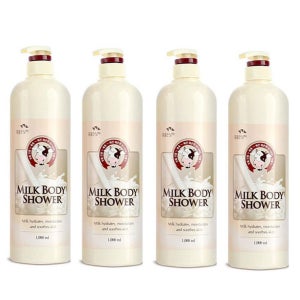 꽃을든남자 우유 바디샤워 밀크, 1L, 4개