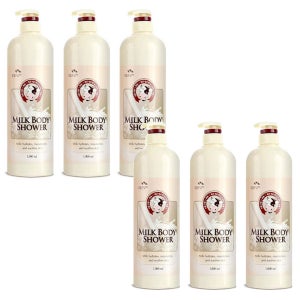 꽃을든남자 우유 바디샤워 밀크, 1L, 6개