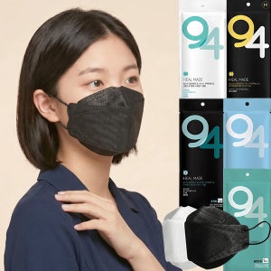 힐메이드 국산 KF94 마스크 중형 개별포장 100매