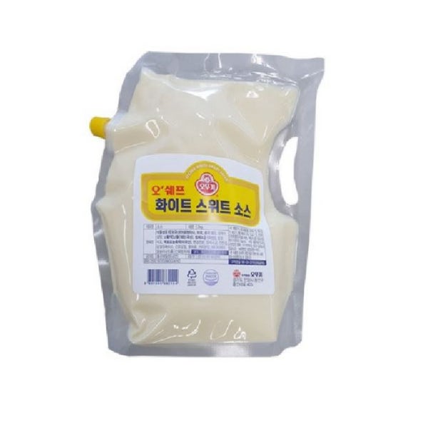 식자재민족 오뚜기 오쉐프 화이트 스위트소스 2kg
