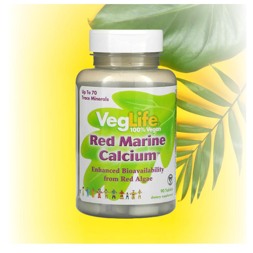 <b>VegLife</b> 레드 해양 <b>칼슘</b> 90정