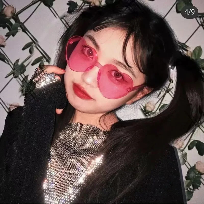 파티 안경 촬영 소품 인싸템 생일 기념일 하트 선글라스 틴트하트 연핑크