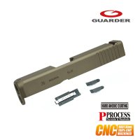 [GUARDER] 가더 글록26 알루미늄 슬라이드 셋 FDE CNC Aluminum Slide & Serial Number Tag SET [마루이 글록26 용]