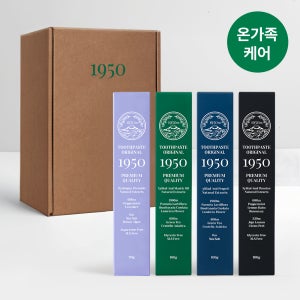 1950 3개입 치약세트 불소/무불소/구취제거
