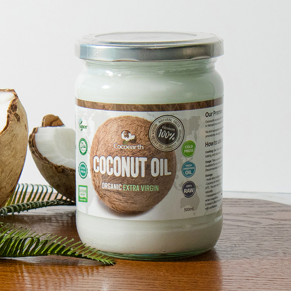 코코어스 프리미엄 엑스트라버진 <b>코코넛오일</b> 500ml 비건오일 유기농+(증정)