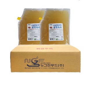 뉴그린 오로지 시원한 동치미냉면육수 4.5kg x2개