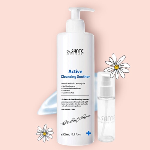 상떼 아줄렌 액티브 클렌징 수더 약산성 폼클렌저 젤 500ml+공병