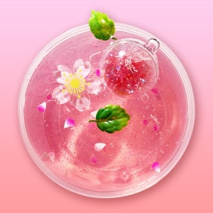 팔레트슬라임 벚꽃수 지글리 수제 투명 클리어 슬라임 액체괴물 액괴 마켓 선물