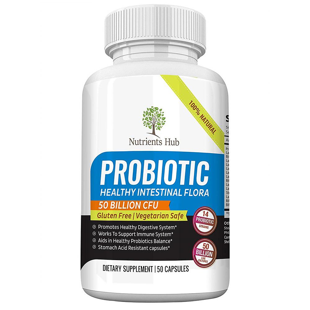 Nutrients Hub <b>뉴트리</b>언츠허브 500억 <b>프로바이오틱스</b> 50캡슐