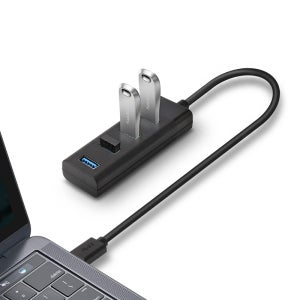 충전 USB3.0 무전원 4포트 멀티허브 유에스비 연결확장 PC 노트북 컴퓨터 마우스