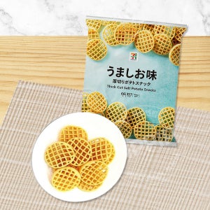 세븐일레븐 두껍게 썬 감자 스낵 맛있는 소금맛 66g