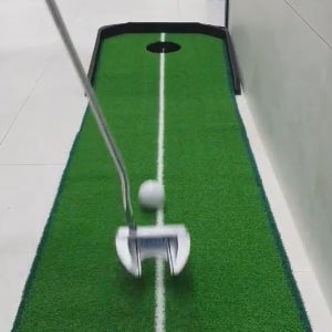 골프 퍼팅 연습기 3m x 0.35m 자동 회수기 퍼터 연습 매트 (제고보유)