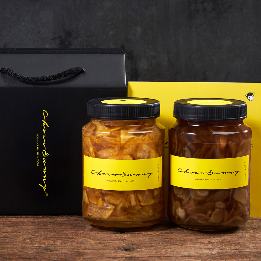 [모과청+생강청] 수제과일청 500g 2병 부모님 선생님 설날명절 차 선물세트 답례품