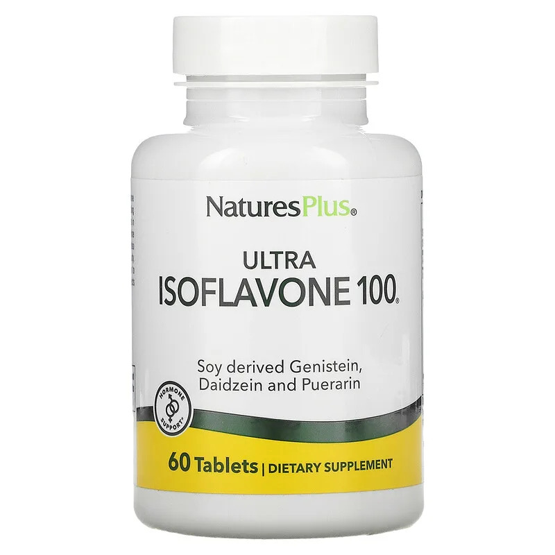 <b>NaturesPlus</b>, 울트라 이소플라본 100 60 베지정 대두콩