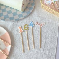 Drawing Cake Topper - Number 낱개